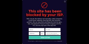 net neutrality warning