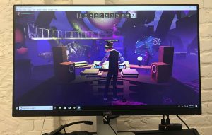 DJs and High Fidelity staffers can see the action on the virtual dance floor via computer screens in the startup's studio.