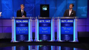 IBM Watson appeared on Jeopardy in 2011, winning the first place prize of $1 million.