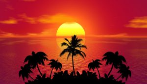 tropical island