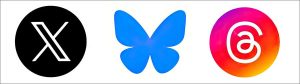 3 social networks